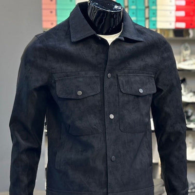 Casual Collar Trendy Cool Suede Jacket